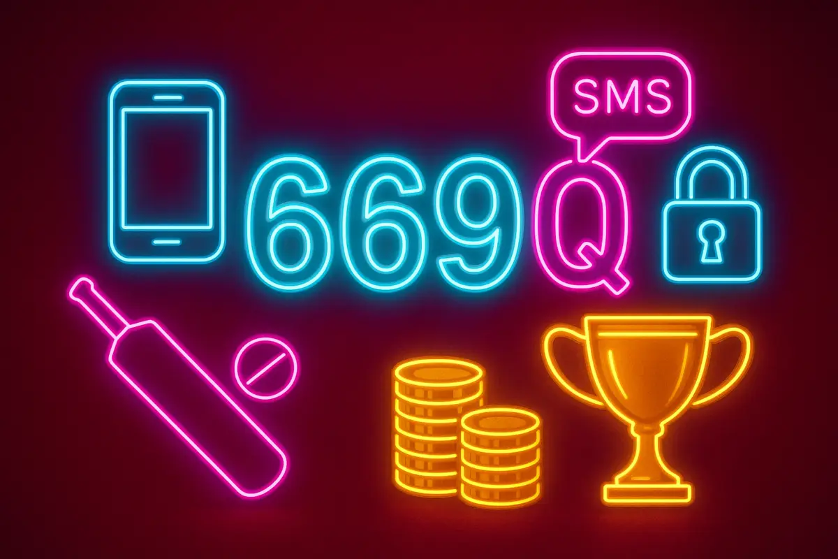 669Q (BD 669Q Games) login screen on a phone with mobile number, password field and OTP code box